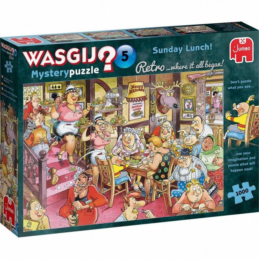 Wasgij 1000 Teile Puzzle Sonntagsessen!