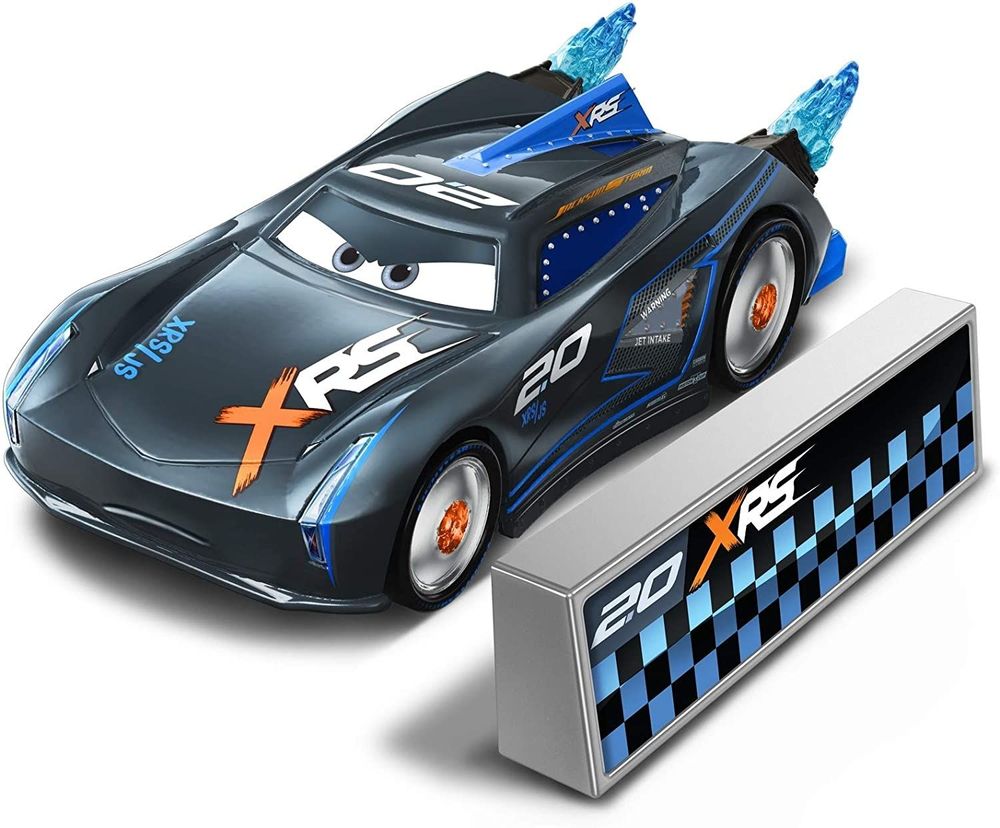 Cars Xtreme Racing Raketen Rennen - Jackson Storm with Blast Wall