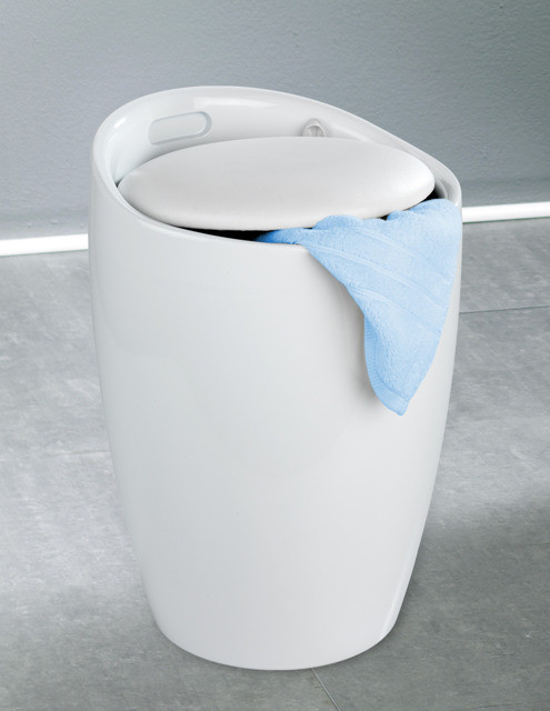 Hocker Badhocker Wäschekörbe mit abnehmbarem Wäschesack Wäschebox