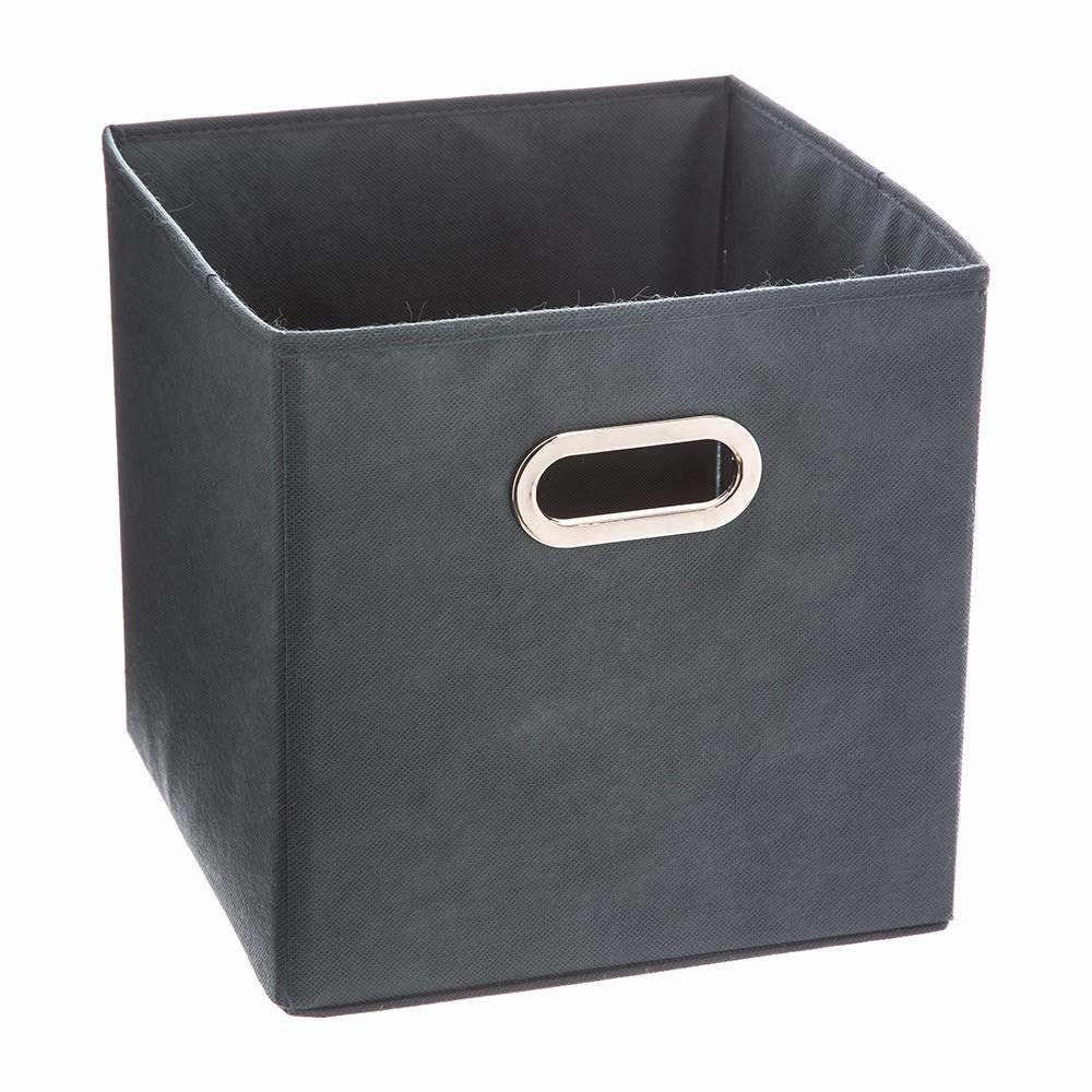 Textil Aufbewahrungsbox, Kleiderbox, 31 x 31 cm, gelb | EMAKO