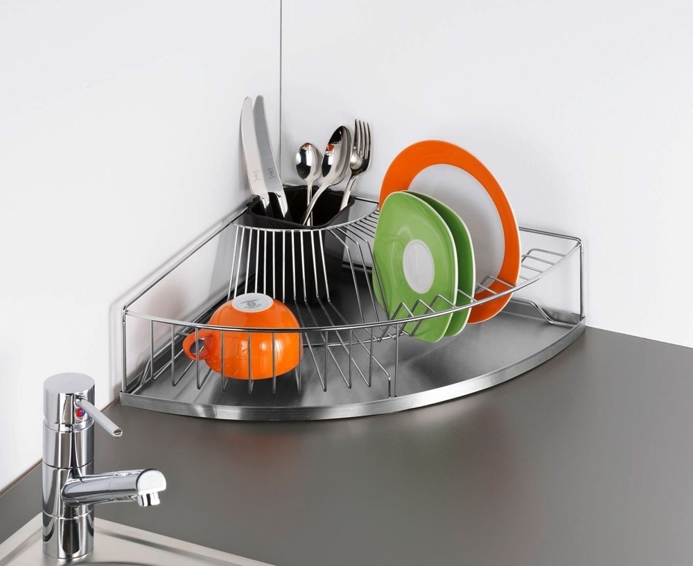 WENKO Eck-Geschirrabtropfer Abtropfgestell Abtropfständer Abtropfkorb