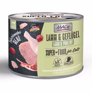 MACs Feinschmeckermenü Lamm Geflügel für Katzen 200g