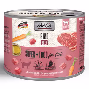 MACS Cat Rind für Katzen 6x200g