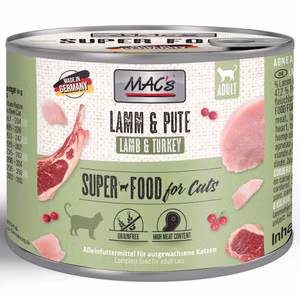 MACs Cat Lamm Pute für Katzen 200g
