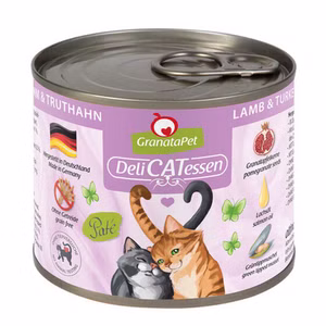 GranataPet Delicatessen Lamm Truthahn für Katzen 200g
