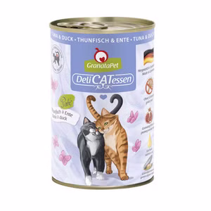 GranataPet Delicatessen Thunfisch Ente für Katzen 6x400g