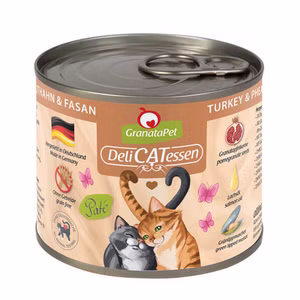 GranataPet Delicatessen Truthahn Fasan für Katzen 200g