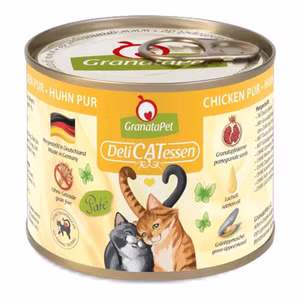 GranataPet Delicatessen Huhn Pur für Katzen 200g