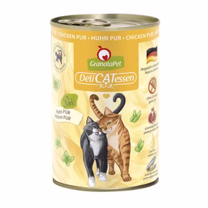 GranataPet Delicatessen Huhn Pur für Katzen 400g