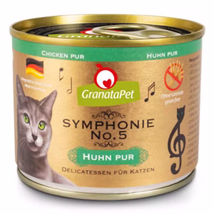 GranataPet Symphonie Nr 5 Huhn pur für Katzen 200g
