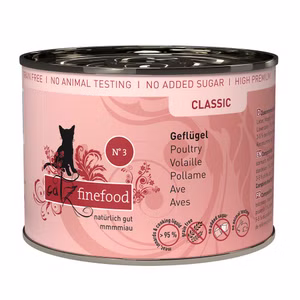 catz finefood Classic Nr. 3 Geflügel für Katzen 200g