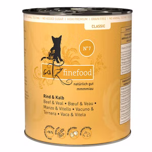 catz finefood Classic Nr 7 Rind und Kalb für Katzen 200g