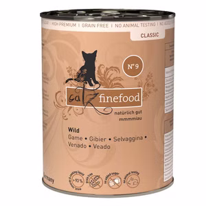 catz finefood Classic Nr 9 Wild für Katzen 6x400g