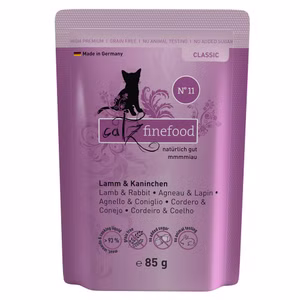 catz finefood Classic Nr 11 Lamm und Kaninchen für Katzen 6x200g