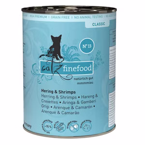 catz finefood Classic Nr 13 Hering Shrimps für Katzen 400g
