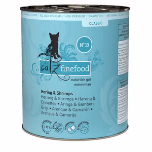 catz finefood Classic Nr 13 Hering Shrimps für Katzen 200g