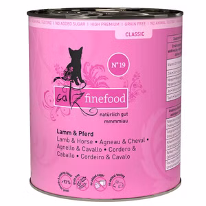 catz finefood Classic Nr 19  Lamm und Pferd für Katzen 800g