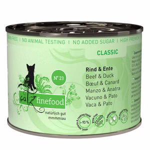 catz finefood Classic Nr 23 Rind und Ente für Katzen 200g