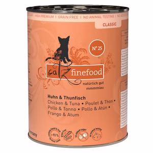 catz finefood Classic Nr 25 Huhn Thunfisch für Katzen 400g