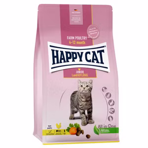 Happy Cat Young Junior Land Geflügel für Katzen 4kg