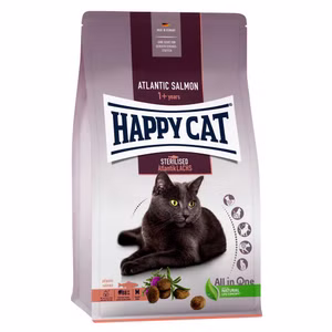 Happy Cat Sterilised Atlantik-Lachs - für kastrierte Katzen 3x10kg