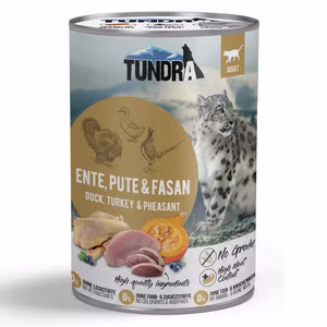 Tundra Cat Ente Pute Fasan für Katzen 6x400g