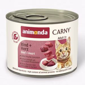 Animonda Carny Adult Rind Herz für Katzen 6x200g