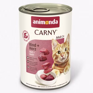 Animonda Carny Adult Rind Herz für Katzen 6x400g