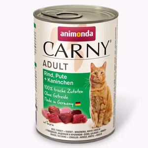 Animonda Carny Adult Rind Pute Kaninchen für Katzen 400g 