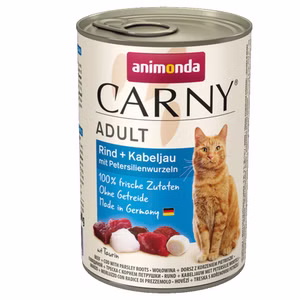 Animonda Carny Adult Rind Kabeljau & Petersilie für Katzen 400g 