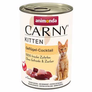 Animonda Carny Kitten Geflügelcocktail für junge Katzen 6x400g