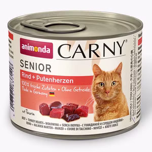Animonda Carny Senior Rind Putenherzen für Katzen 200g