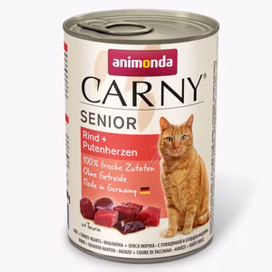 Animonda Carny Senior Rind Putenherzen für Katzen 400g