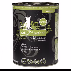 catz finefood Purrrr Lachs pur Nr 105 für Katzen 6x375g