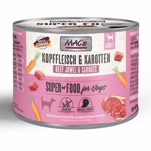 MACs Dog Kopffleisch Karotten  6x200g