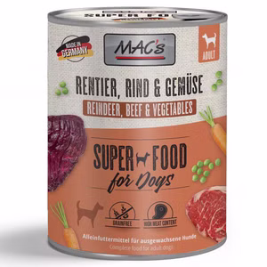 MACs Dog Rentier Rind und Gemüse  6x800g
