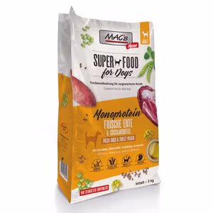 MACs Dog SuperFood Mono Ente für Hunde 2x12kg
