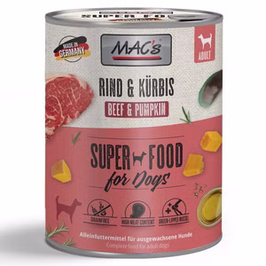 MACs Dog Rind Kürbis für Hunde 200g