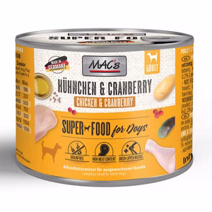 MACs Dog Hühnchen Cranberry 6x200g