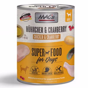 MACs Dog Hühnchen Cranberry 6x800g
