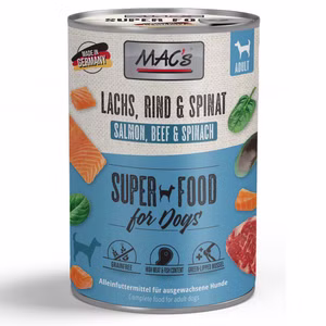 MACs Dog Lachs Rind und Spinat  6x400g