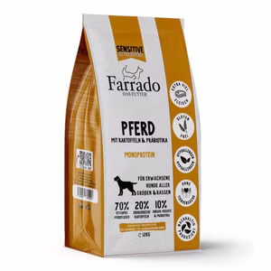 Farrado Pferd mit Kartoffeln und Früchten für Hunde 4kg