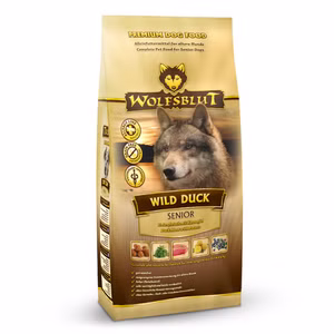 Wolfsblut Wild Duck Senior Entenfleisch für ältere Hunde 2x12,5kg