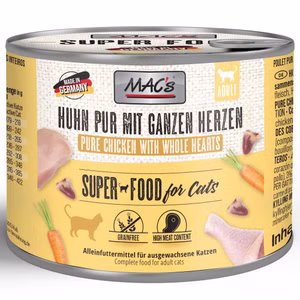 MACs Cat Huhn Pur mit ganzen Herzen für Katzen 200g