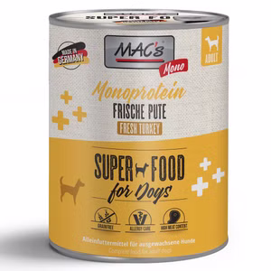 MACs Dog Mono frische Pute für Hunde 6x800g