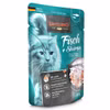 Leonardo Fisch Shrimps Pouchbeutel für Katzen 85g