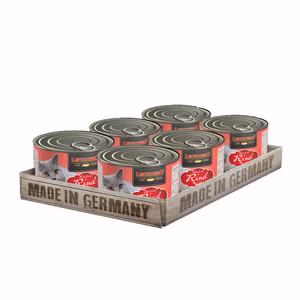Leonardo Cat Reich an Rind für Katzen 6x200g