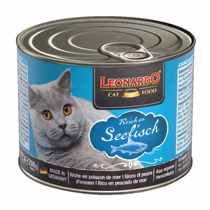 Leonardo Reich an Seefisch für Katzen 6x400g