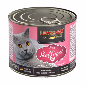 Leonardo Geflügel pur für Katzen 200g