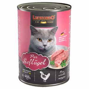 Leonardo Geflügel pur für Katzen 400g